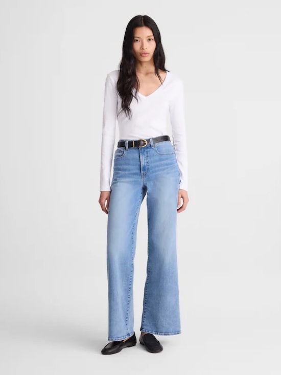 Madewell Denim - Madewell The Tall Wide-Leg Jean in Super Stretch Size 32T $148 NZ256